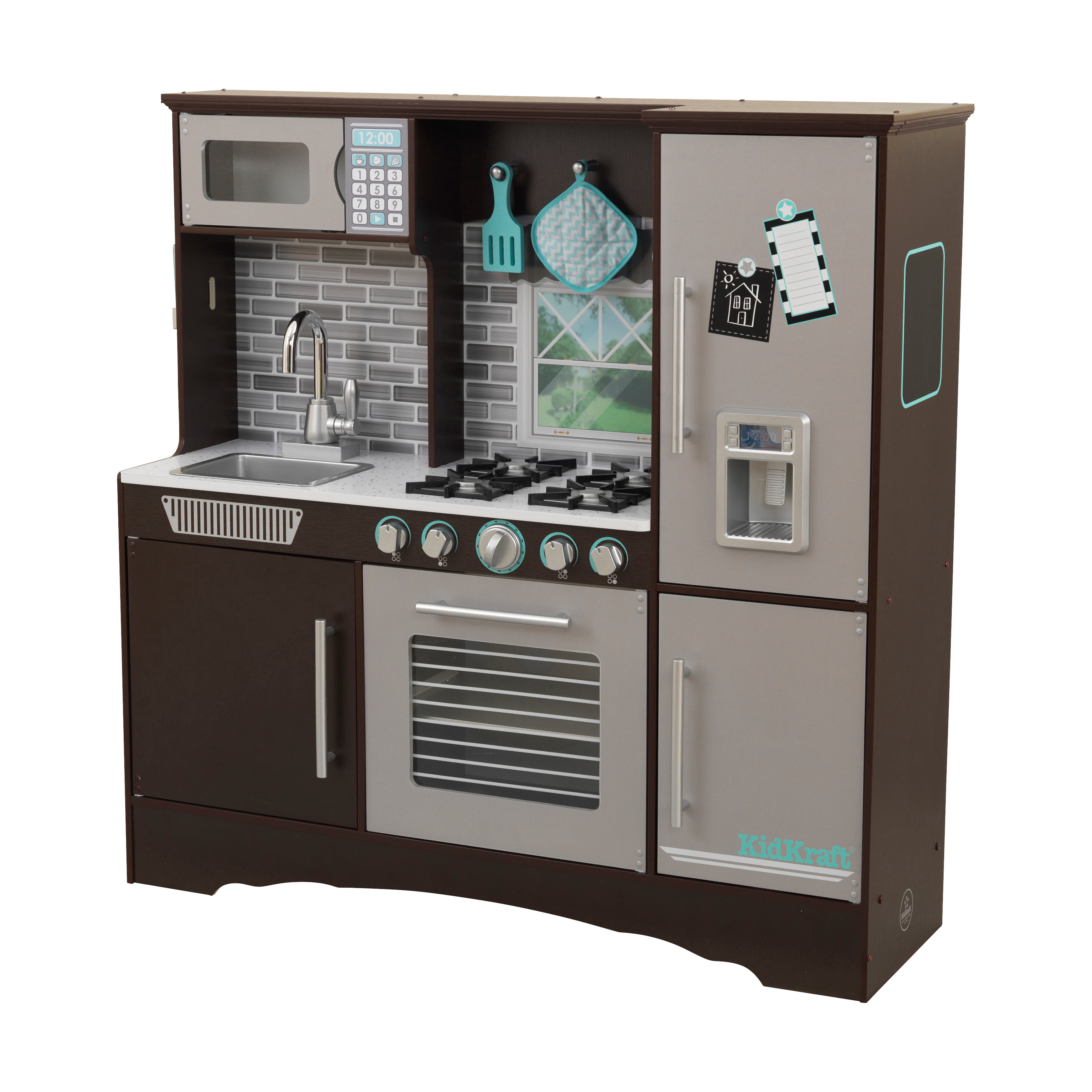 Kidkraft Culinary Play Kitchen Espresso Walmart Com