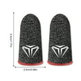thumbnail image 3 of Methold 10 piezas Gaming Fingertip Sleeves Guantes a prueba de sudor A prueba de aceite Transpirable Anti-huella digital Cubiertas ultrafinas Type3 NO3, 3 of 6