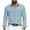 hgg287-Light Blue, variant on Yaoyar Men's Pure Color Double Pocket Cotton Linen Long Sleeve Lapel Shirt Casual Dailywear Cargo Shirts