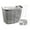 Gray and Long strut, variant on funtasica Bike Basket Bike Storage Basket with Strut Rainproof Front Frame Bike Basket Bike Hanging Basket for Mountain Bikes Shopping , Gray and Long strut