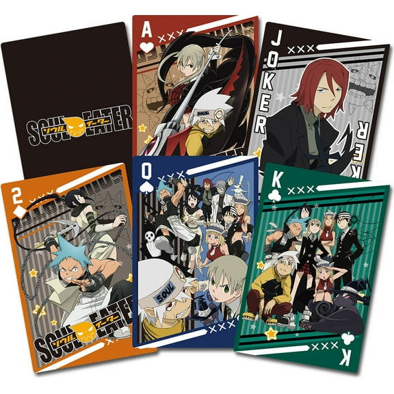 Soul Eater - Group #1 Star Playing Cards