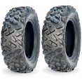 thumbnail image 1 of 25x10-12 ATV UTV Tires Set of 2 6PR All Terrain Tubeless Off-Road Tires with Heavy Duty Puncture Resistant Pattern for Mud Sand Trail Rock and Street Riding, 1 of 9