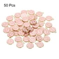 thumbnail image 3 of Alphabet U Letter Charm Double Sided Enamel Initial Alphabet Pendant Pink, for Jewelry Making, 50pcs, 3 of 7