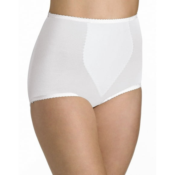 Bali Stretch Cotton Light Control Brief 2-Pack, 3XL, 2 White