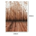 thumbnail image 3 of ABPHOTO Polyester 5X7ft Wood Floor and Wall Bright Dot Photography Background Studio Props, 3 of 4