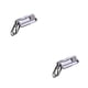 thumbnail image 4 of Billuyoard Llavero colgante de moda antipérdida, adorno para llaves, llavero de regalo, accesorio colgante decorativo de Metal Plata 2piezas, 4 of 6
