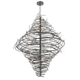 thumbnail image 2 of Meyda 189763 72 in. Cyclone 36 Light Chandelier - Silver & Black, 2 of 4