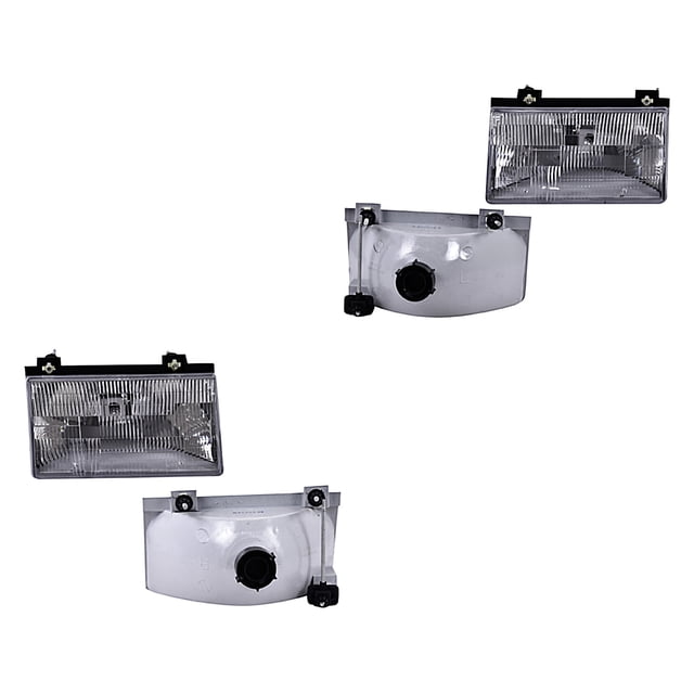 Par de Faros Ghia 1992 A 1994 Ford DEPO .