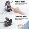 thumbnail image 4 of Wireless Charger for Samsung Charging Station, 3 in 1 Android Phone Wireless Charger for Samsung Galaxy S24 Ultra/S23 Ultra/Z Flip 6/Fold 6/Buds, Charger for Galaxy Watch Ultra/7/6/5/4/3 (Black), 4 of 5