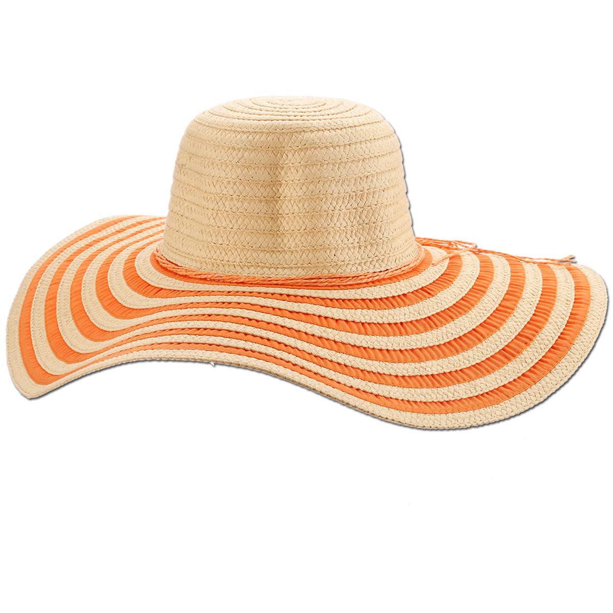 Panama Jack Women's Sun Hat Packable, Lightweight Braid/Ribbon, UPF