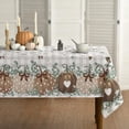 thumbnail image 1 of Fall Tablecloth 60x120 Inch Rectangular, Thanksgiving Autumn Harvest Brown Pumpkin Grey Buffalo Plaid Table Cover for Party Picnic Dinner Decor, 1 of 5