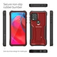 thumbnail image 2 of ExoGuard For Moto G Stylus 5G Case, Phone Case with Screen Protector and Kickstand (Red), 2 of 7