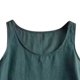 thumbnail image 4 of Camisetas sin Mangas para las Mujeres Color Sólido Cuello Redondo Suéter Casual Blusa, Camisetas de Mujer Casual, 4 of 9