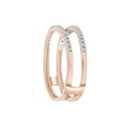 thumbnail image 4 of 1/4 CT Round Cut Natural White Diamond Enhancer Engagement Wrap Ring For women In 10K Solid Rose Gold (Color: I-J, Clarity: I2-I3, 0.25 Cttw) -8, 4 of 8