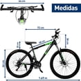 thumbnail image 3 of Bicicleta de Montaña Bluelander Rodada 26 Negro/Verde, 3 of 5