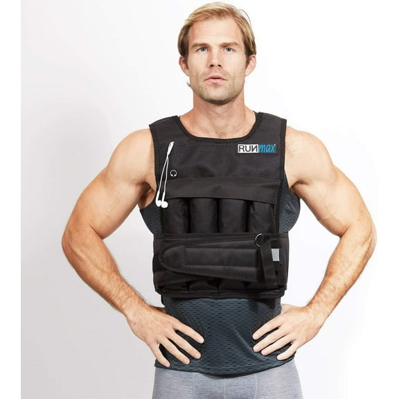 RUNFast 12lbs-140lbs Weighted Vest (Without Shoulder Pads, 12lbs)