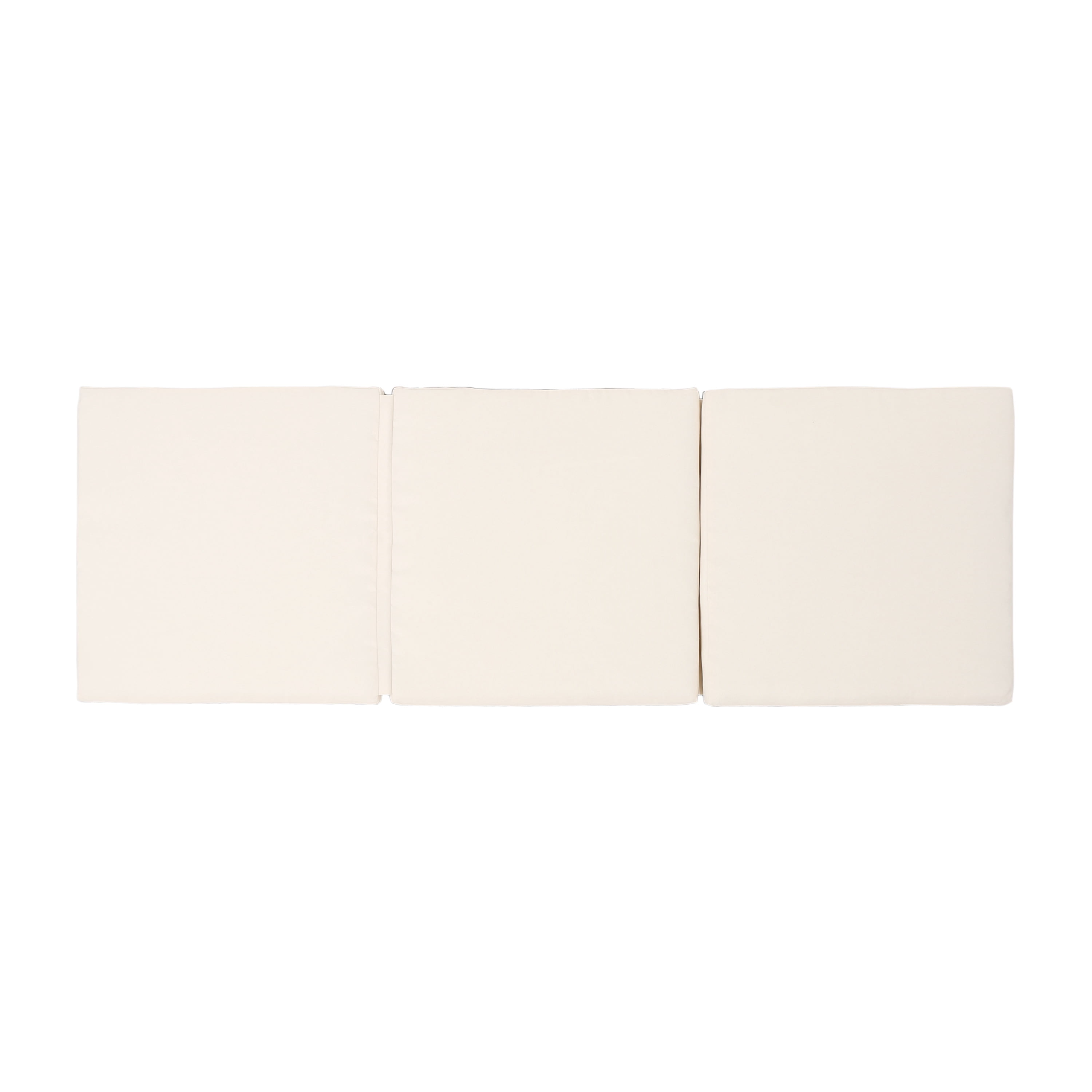 Outdoor Chaise Lounge Replacement Cushion, Soft Rest Pad for Patio Garden, Cream