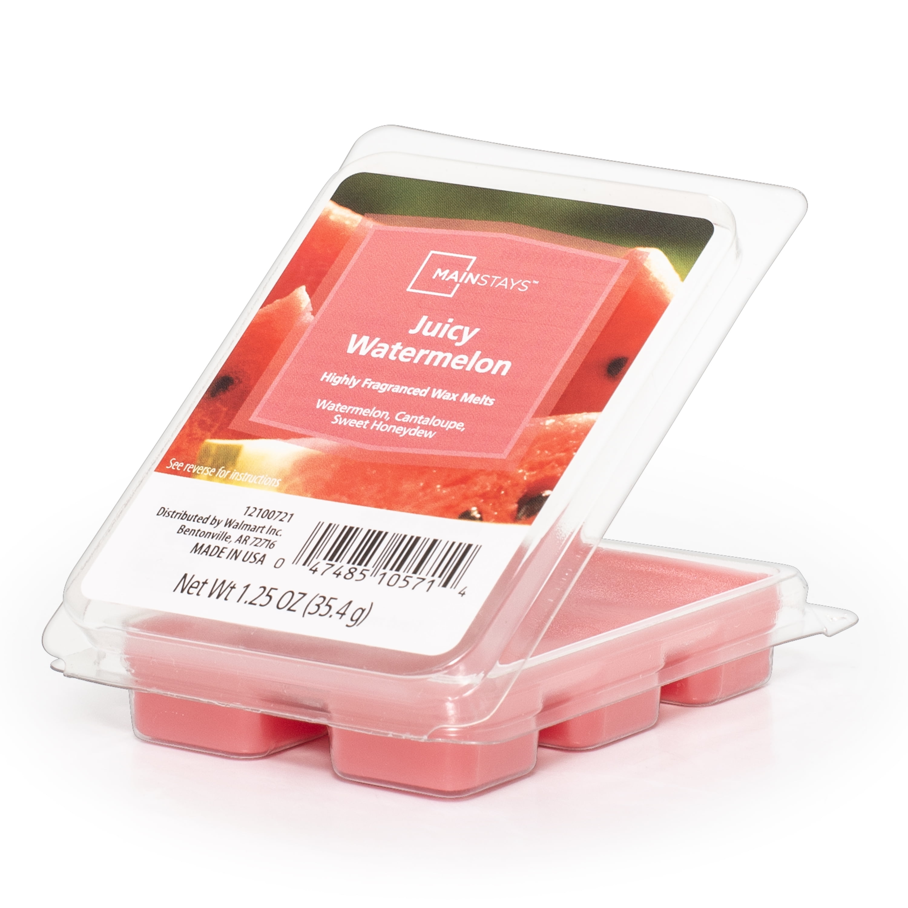 (6 pack) Mainstays Juicy Watermelon Scented Wax Melt, 1.25 oz