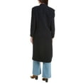 thumbnail image 2 of Sandro womens  Boucle Wool & Alpaca-Blend Coat, 38, Blue, 2 of 4