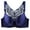 Navy, variant on Bras for Women Clearance Solid Bra Wire Free Underwear Front Closure Butterfly Backless Bra