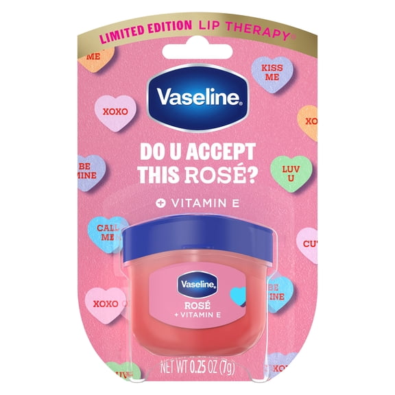 Vaseline Limited Edition Valentine's Day Lip Therapy Lip Balm Rosé 0.25 oz