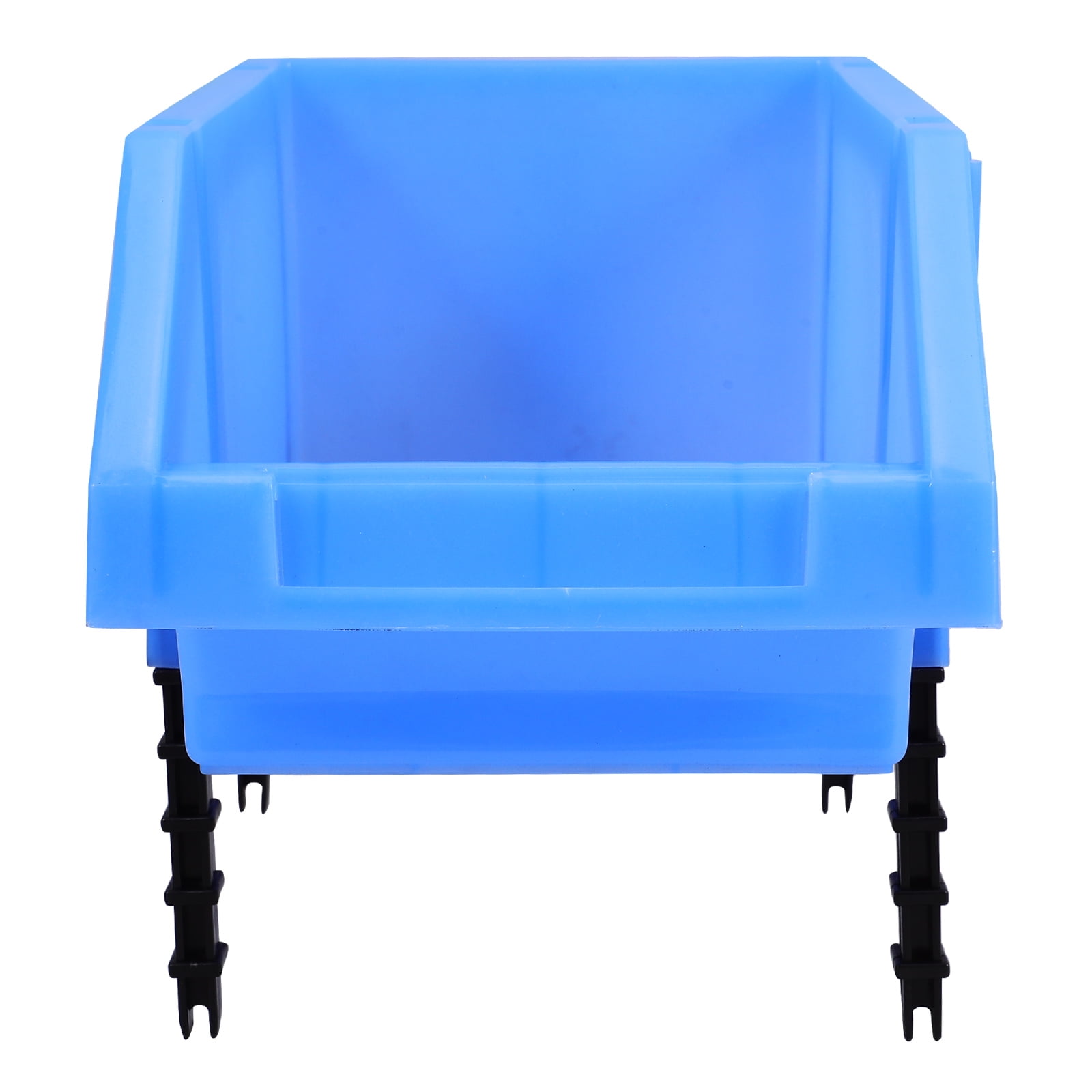IBASETOY Blue Plastic Warehouse Storage Bins Durable Tool Organizer for Home and Vehicle Use