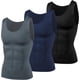 thumbnail image 1 of 3 Piezas Camiseta de Compresión para Hombre, Camiseta Interior Deportiva Ideal, Fajas Abdominal Reductora Deportivo con Fuerte contracción, para Postura Moldera, Correr, Gym, 1 of 4