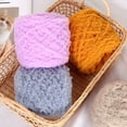 thumbnail image 2 of Nvzi Hilo suave para ganchillo, hilo mezclado, textura ultrasuave, ideal para artículos de bebé, bufandas, manualidades, perfecto para entusiastas del ganchillo y proyectos de bricolaje, rosa claro, 2 of 5