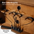 thumbnail image 3 of Modern 63" TV Stand for TVs up to 70" with Geometric-patterned Acorn, 3 of 7