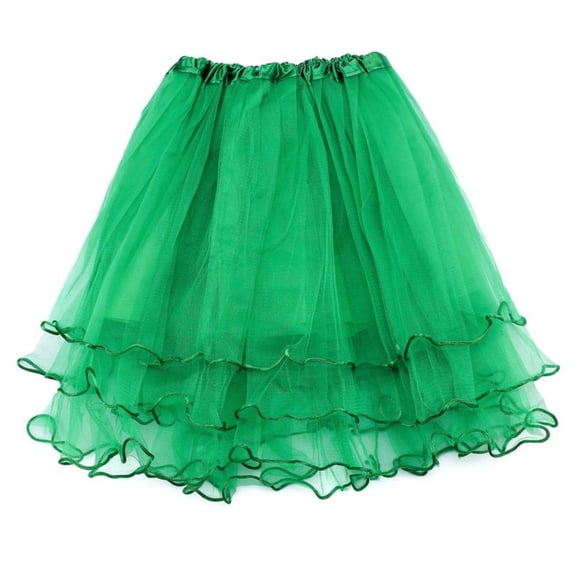 Kilaqueen Women's Skirts Puffy Fairy A-Line Layer Mesh Tutus Csual Trendy Solid Color Cocktail Party Club Dance Skirts