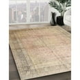 thumbnail image 3 of Ahgly Company Machine Washable Indoor Rectangle Traditional Brown Area Rugs, 6' x 9', 3 of 7