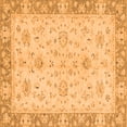 thumbnail image 1 of Ahgly Company Indoor Square Abstract Orange Modern Area Rugs, 5' Square, 1 of 4
