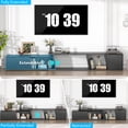 thumbnail image 6 of Feishominoo Extendable TV Stand, Modern Entertainment Center for TVs up to 110", Wood Reversible TV Media Console with Storage and Shelves for Living Room Bedroom, Black, 6 of 12