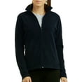 thumbnail image 6 of Women's Full-Zip Polar Soft Fleece Jacket, Navy 3XL, 1 Pack, 6 of 8