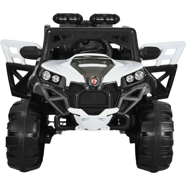 Electric Car Remote Control Montable Rally Wheel 12v Buggy Blanco