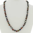 thumbnail image 2 of GlassOfVenice Murano Glass Mosaic Long Necklace - Black, 2 of 9