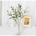 thumbnail image 3 of Namzi 3pcs Olive Artificial Flowers, Fake flowers, Flores Artificiales Para, Wedding Decor, 3 of 5