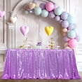 thumbnail image 2 of Mantel Poise3eHome con lentejuelas color lavanda, 127 x 183 cm, rectangular, 2 of 7