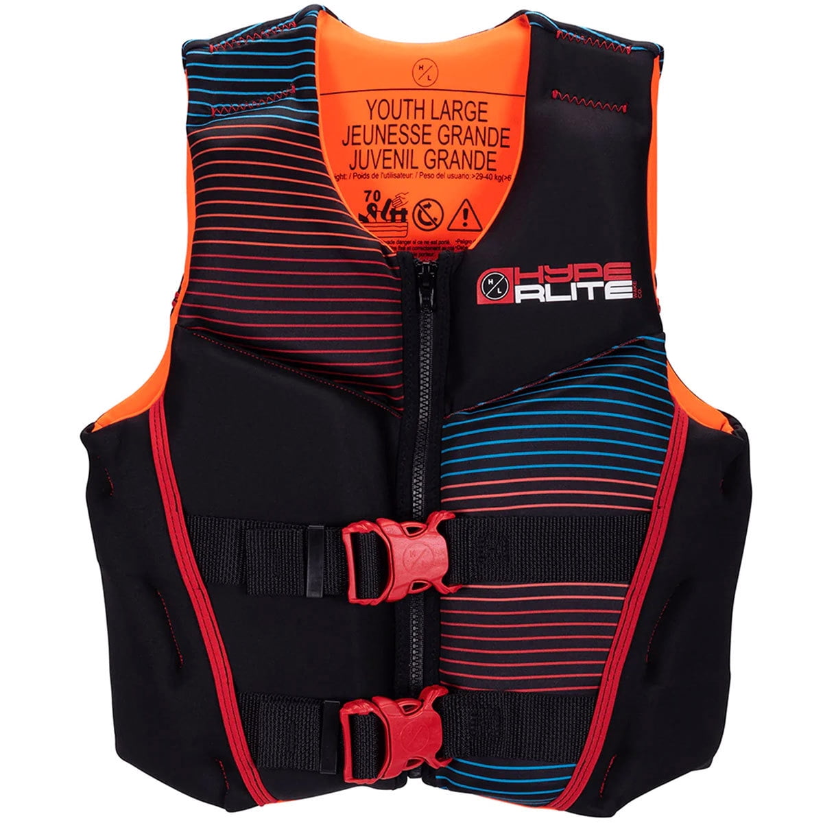 Hyperlite Indy Youth Large Vest for Boys 65-90 lbs. Riders