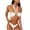 White, variant on Staron Women's Bikini Sets Solid Color Tube Top Adjustable Halter Backless Swimsuit Two Piece High Cut Bathing Suit for Beach Vacation Pool Party, Black M
