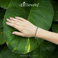 thumbnail image 3 of 555Jewelry 5mm Stainless Steel Box Chain Bracelet for Men & Women, Silver, 8.25 Inch, 3 of 13