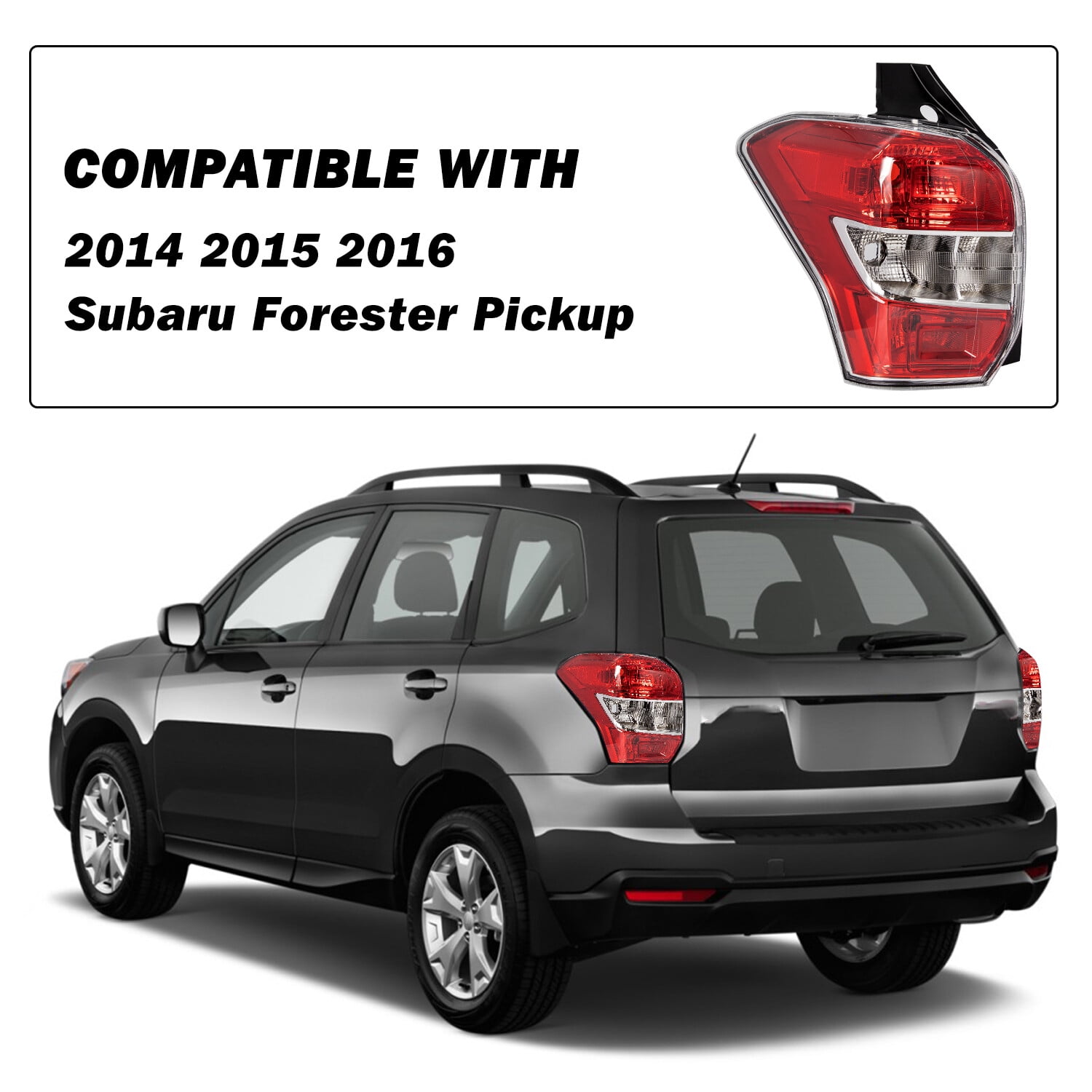 For 2014 2015 2016 Subaru Forester Factory Tail Light Brake Lamp Driver Side LH