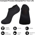 thumbnail image 4 of Chaussettes de Course Athlétiques Fines avec Talon 4/6/8Pairs pour Femmes, 4 of 5