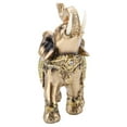thumbnail image 5 of Lucky Feng Shui Green Elephant Statue Sculpture Wealth Figurine Gift Home Decoration（L）, 5 of 8