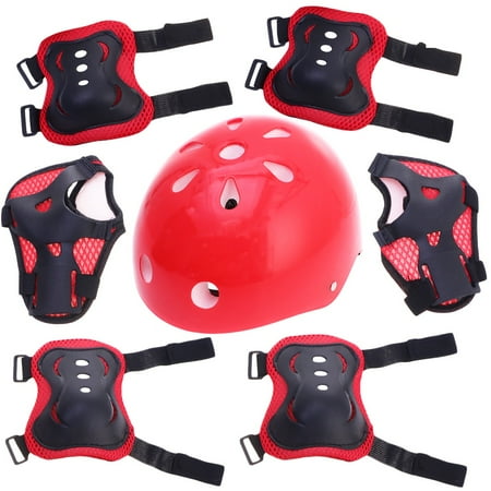 

Kids Bike Helmet Toddler Helmet for Ages 2-8 Boys Girls with Sports Protective Gear Set Knee Elbow Wrist Pads for Skateboard Cycling Scooter