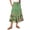 Green, variant on Womens Maxi Skirt Drawstring High Waisted Summer Long Skirts Lightweight Tiered Flowy Floral Pleated Skirts Blue L