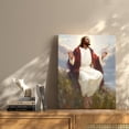 thumbnail image 6 of P&L Art Framed Canvas Wall Art - 8"x10" Warm Open-Armed Jesus in Grassy Field - Cozy Faith-Focused Decor for Prayer Nook/Desk Shelf, 6 of 9