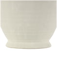 thumbnail image 4 of DecMode 15" Textured Cream Ceramic Vase with 4 Handles, 4 of 9