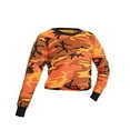 thumbnail image 2 of Rothco Women's Camo Long Sleeve Crop Top, S, 2 of 3