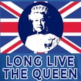 thumbnail image 3 of CafePress - Queen Elizabeth II: L Men's Fitted T Shirt (Dark) - Men's Fitted T-Shirt, 3 of 4